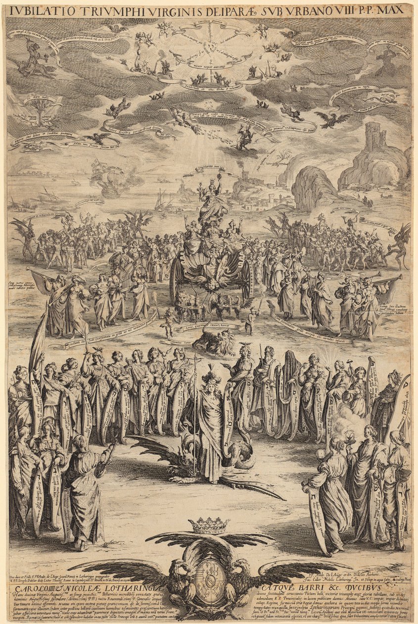 Triumph of the Virgin Mary by Jacques Callot