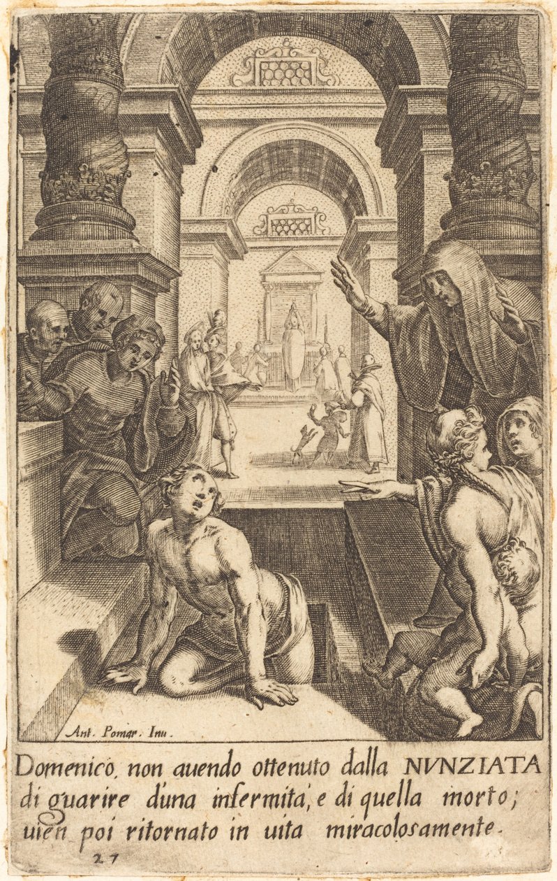 Domenico by Jacques Callot after Antonio Circignani