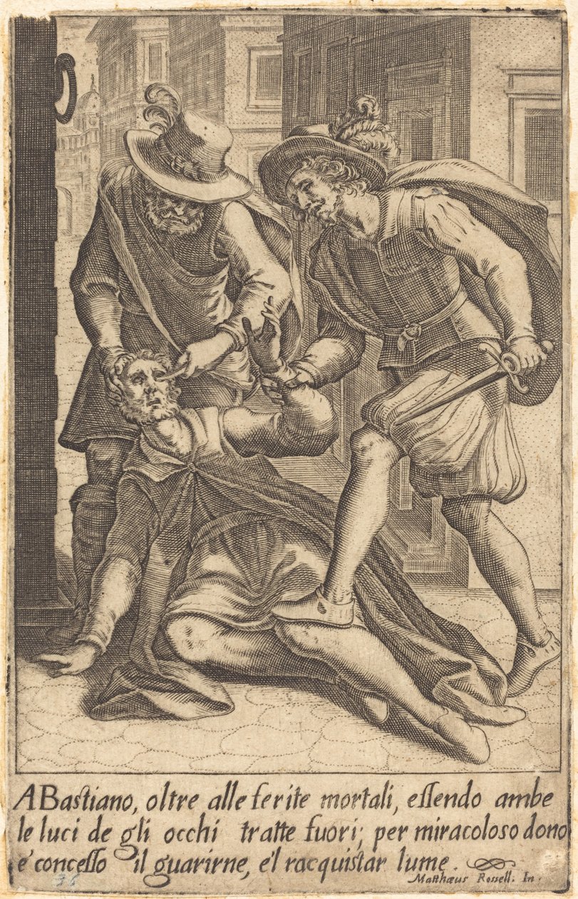 Bastiano by Jacques Callot after Matteo Rosselli