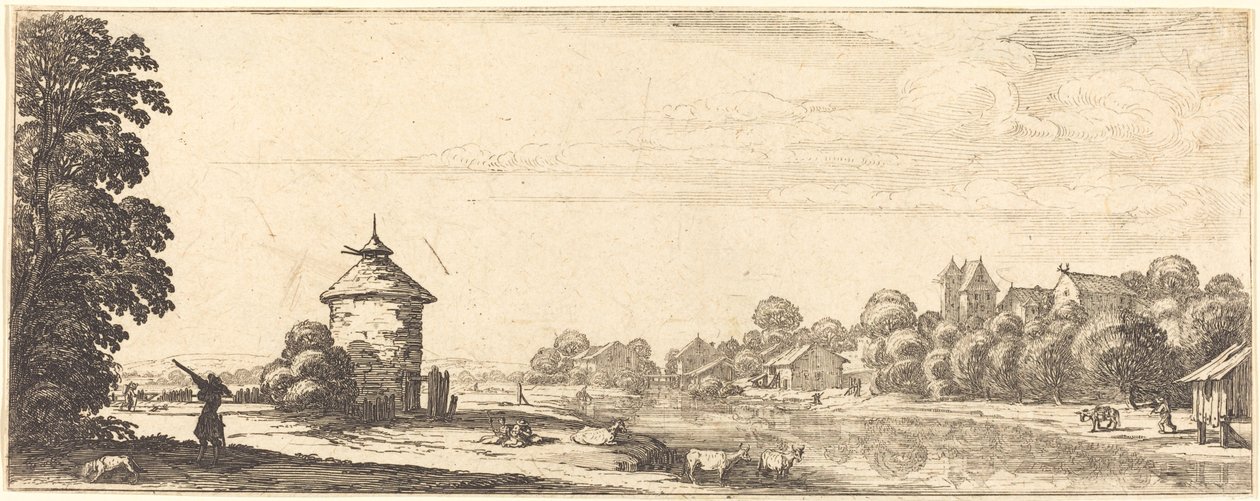 The Dovecot by Jacques Callot or Follower of Jacques Callot