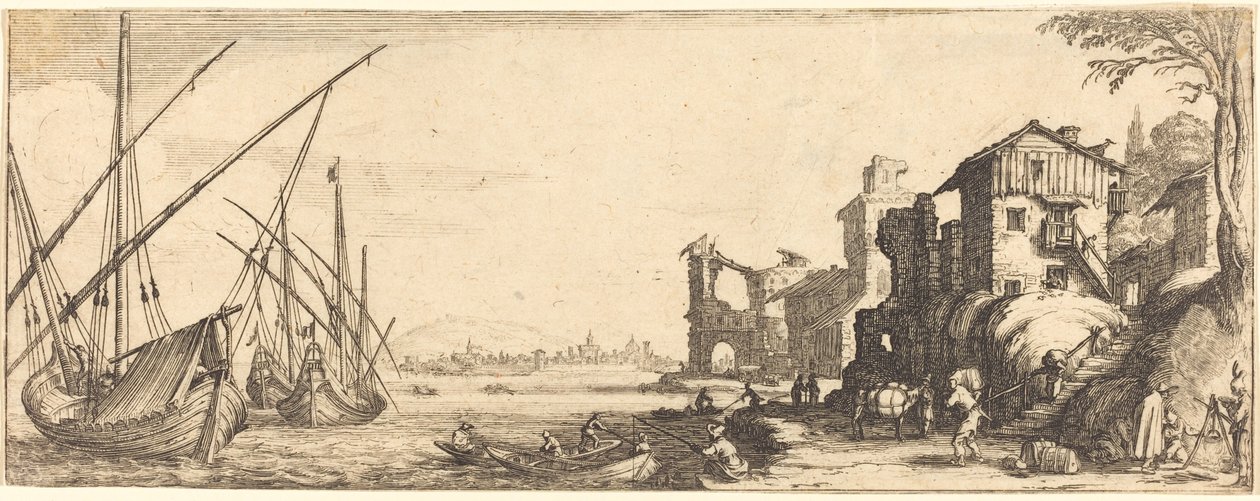 The Small Port by Jacques Callot or Follower of Jacques Callot