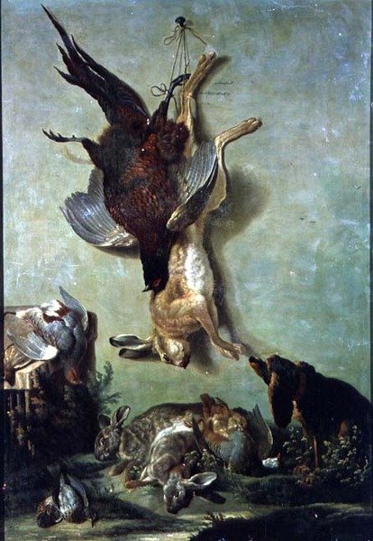Still Life of Game by Jacques Charles Oudry