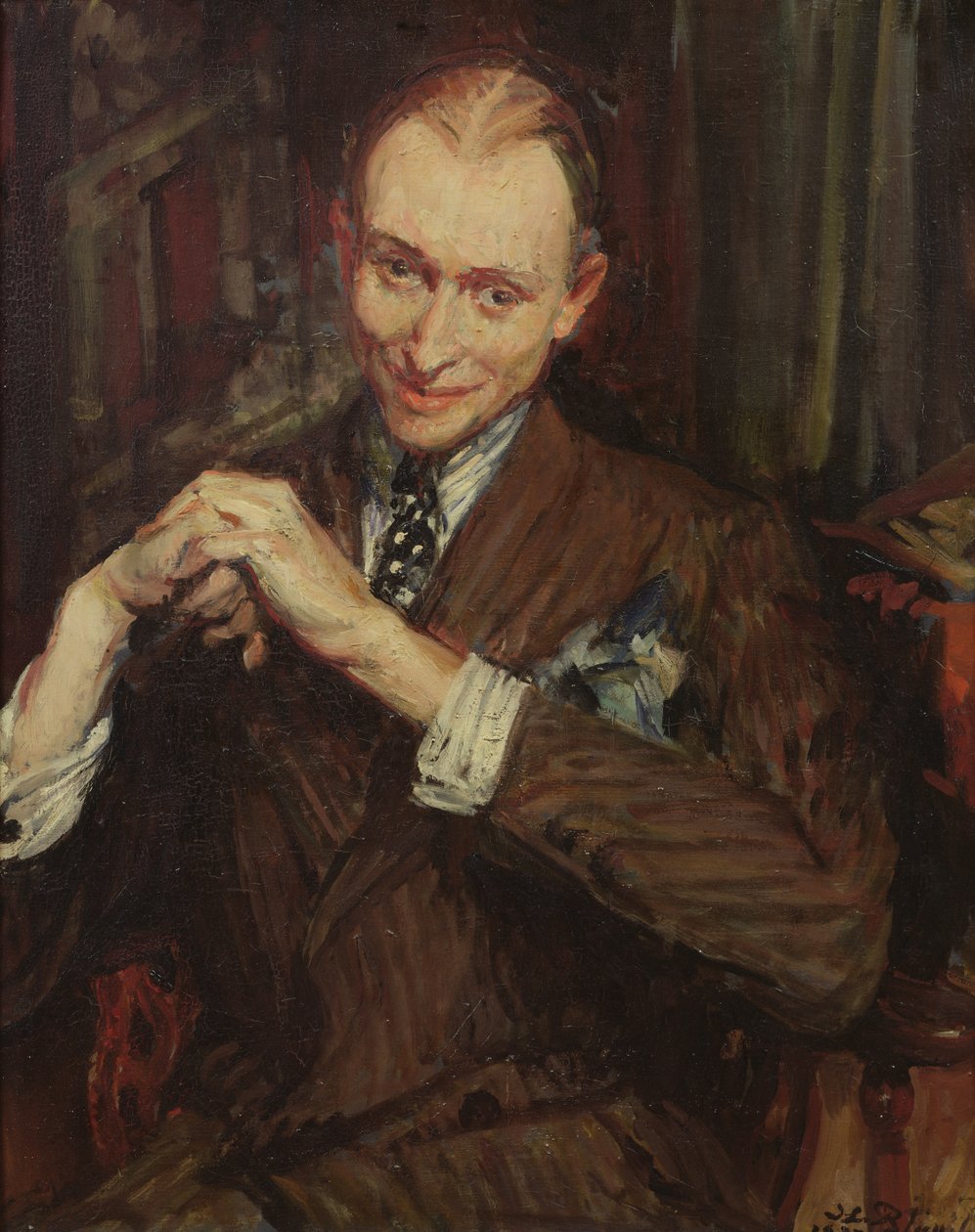 Portrait of J. Raulet by Jacques-Emile Blanche