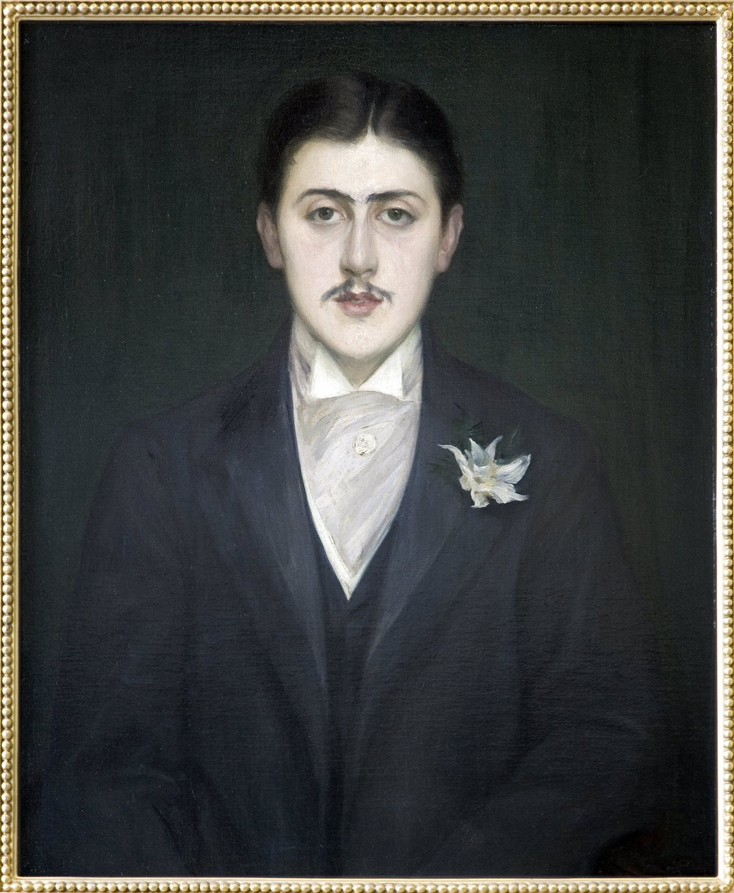Portrait of Marcel Proust by Jacques Emile Blanche