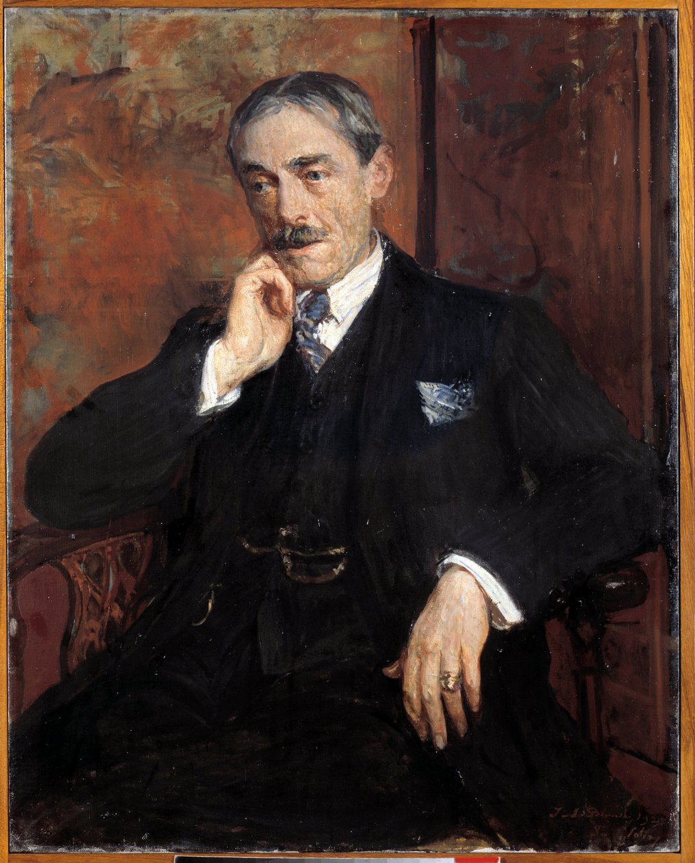 Portrait of Paul Valery by Jacques Emile Blanche