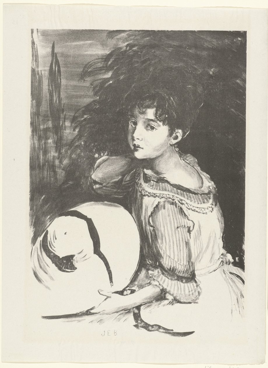 Portrait of Wanda Zielimska Known as Pouponne by Jacques Emile Blanche