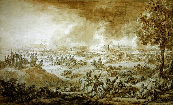The Battle of Leipzig by Jacques Francois Joseph Swebach