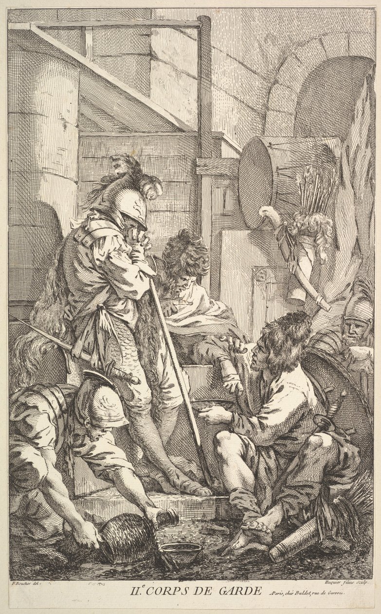 Second Guard-Room by Jacques Gabriel Huquier