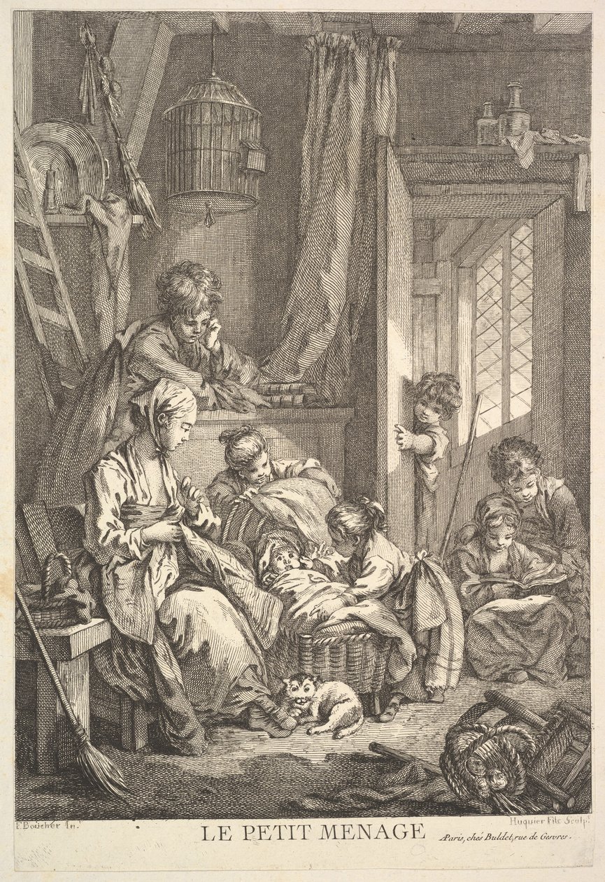 The Small Household by Jacques Gabriel Huquier