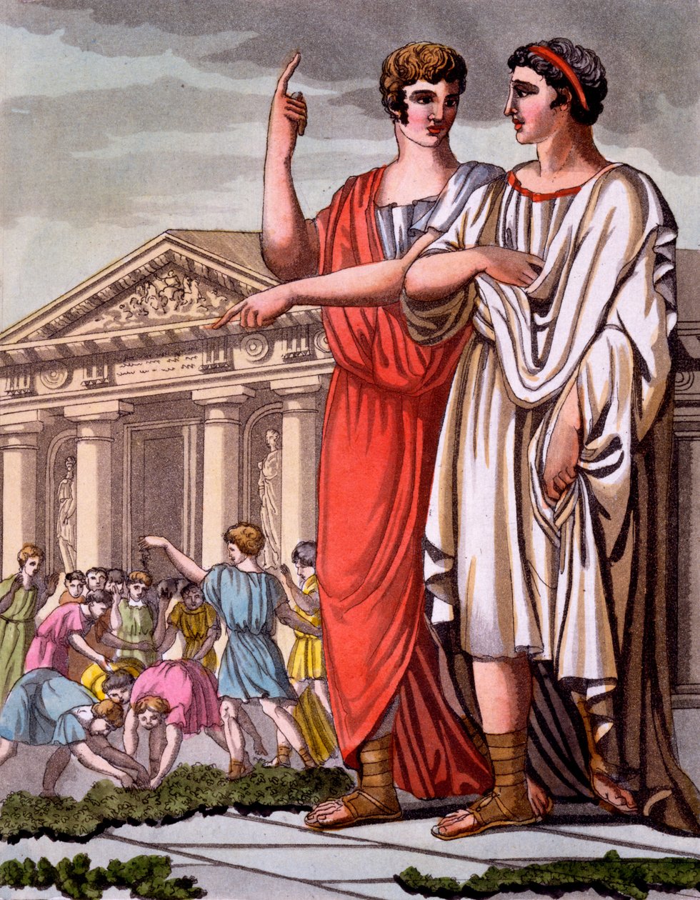 Costume of the Candidate for Office in Rome, a Folio from 