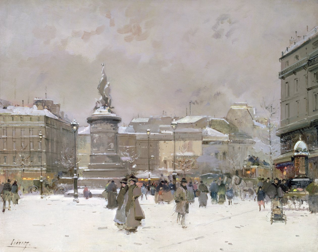Place de Clichy by Jacques Lieven