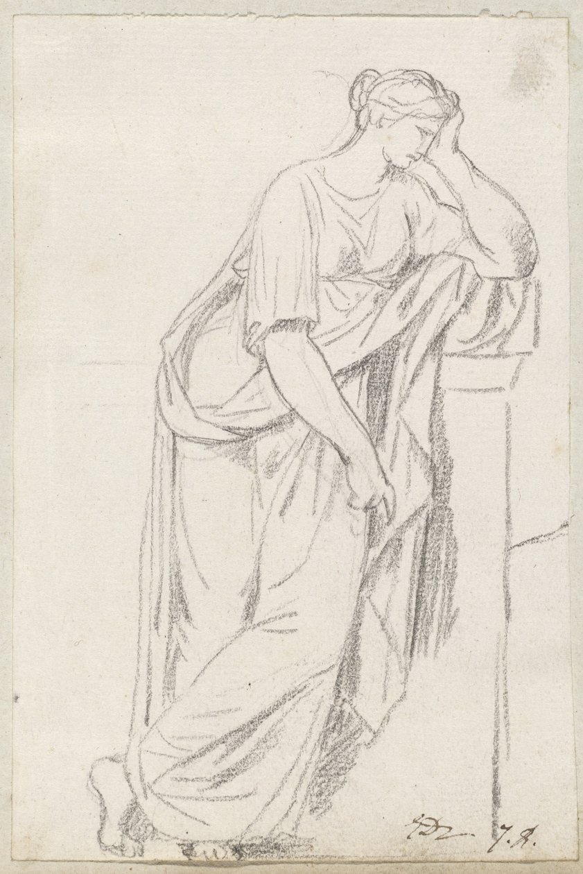 A Muse from the Sarcophagus of the Muses by Jacques Louis David
