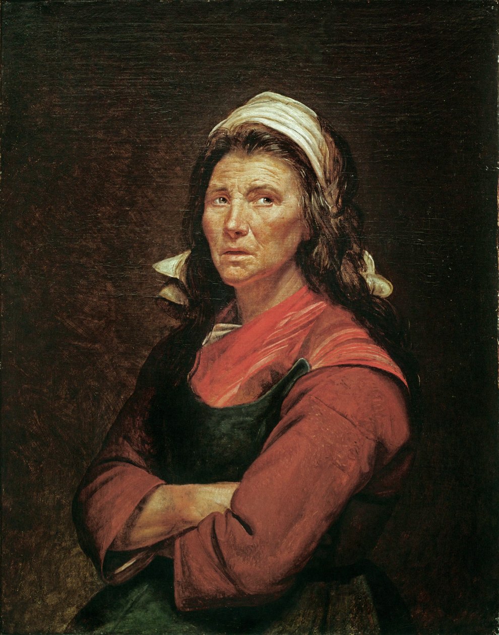Fishwoman, the Market Women Were Particularly Active During the Early Stages of the French Revolution by Jacques Louis David
