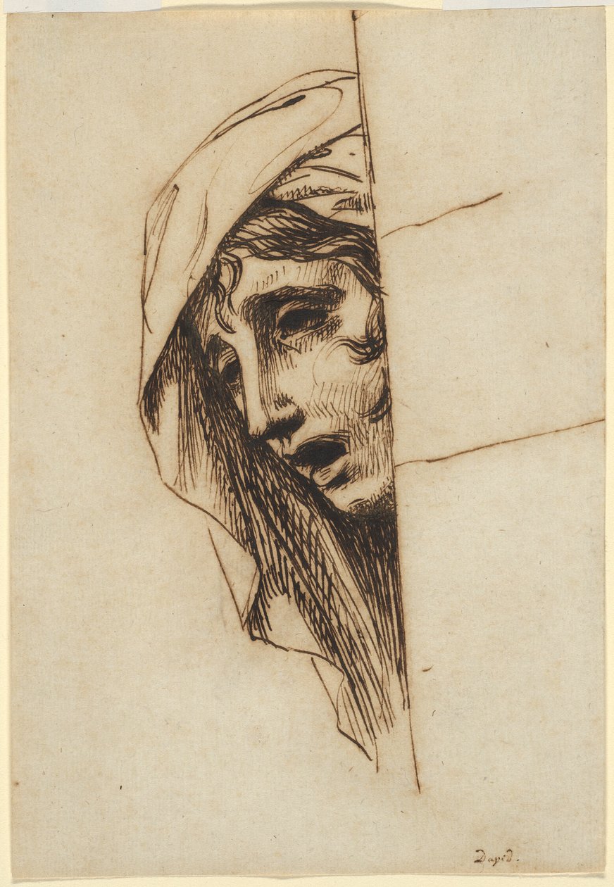 Head of a Woman by Jacques Louis David
