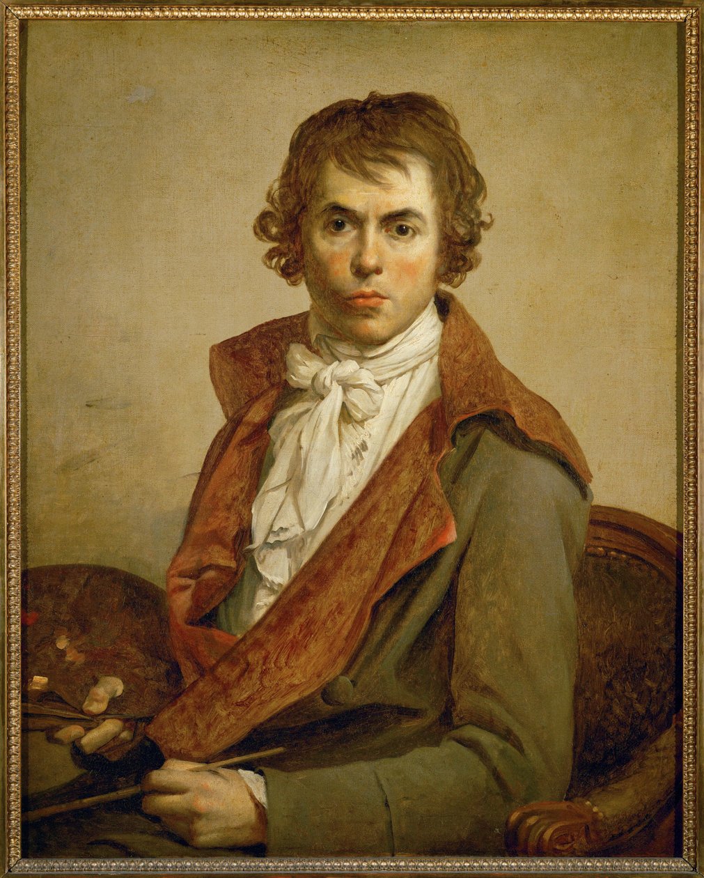 Jacques Louis David, Self-Portrait by Jacques Louis David