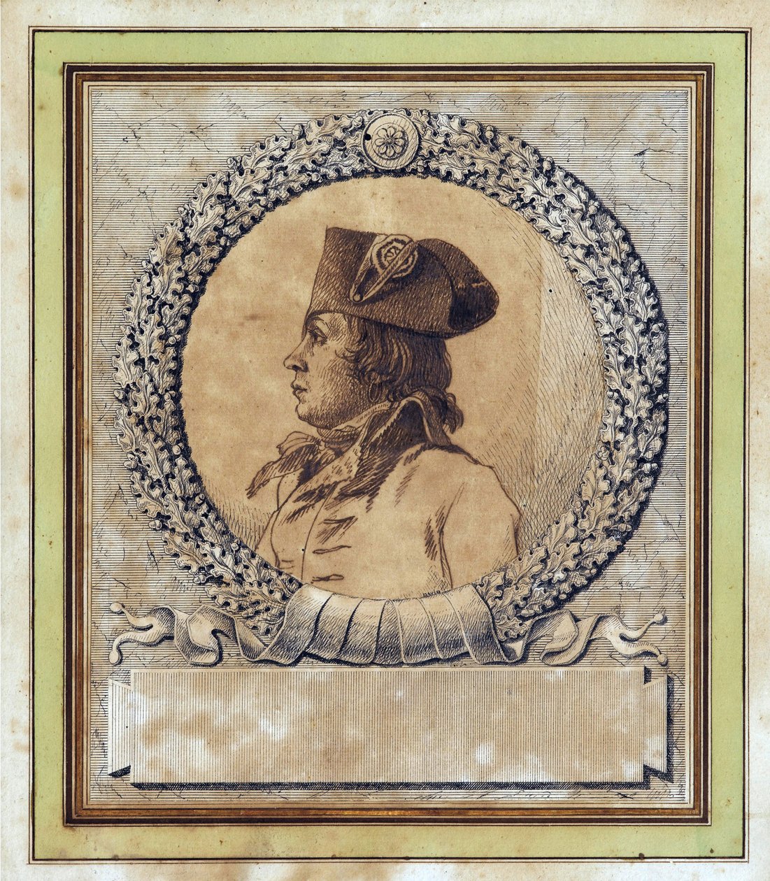 Portrait of Philippe-Francois-Joseph Le Bas by Jacques Louis David