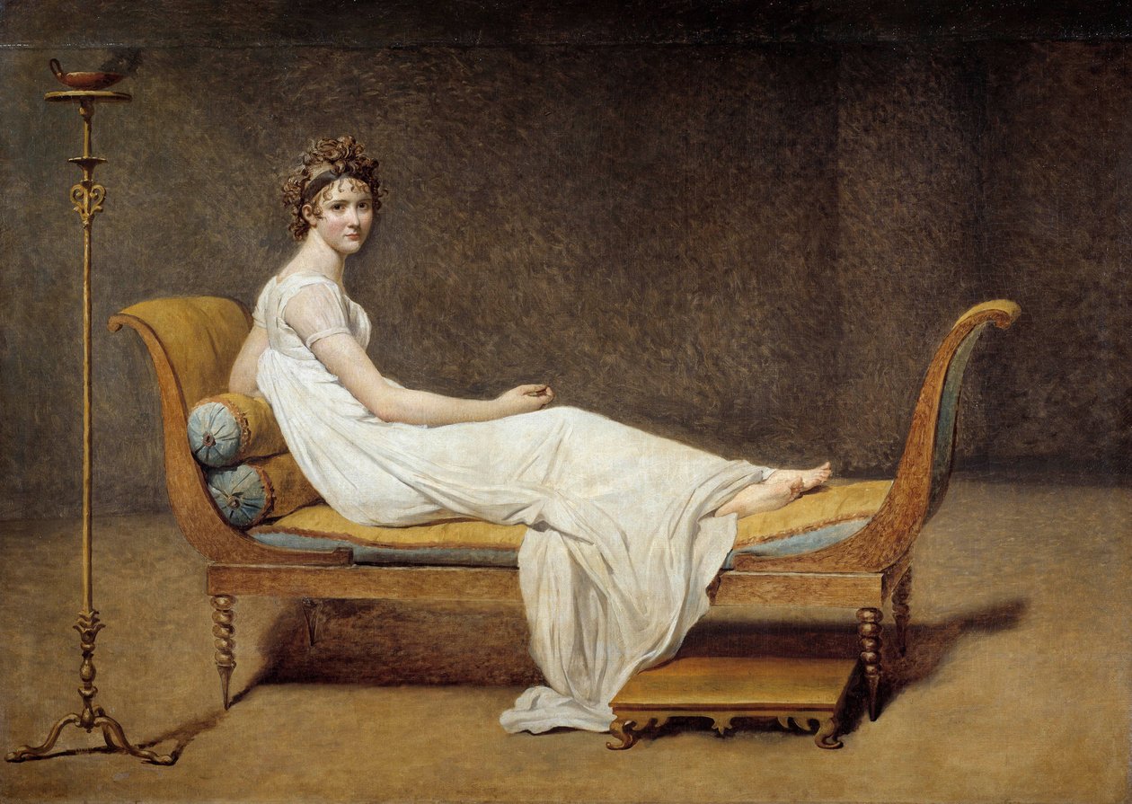 Portrait of Madame Recamier by Jacques Louis David