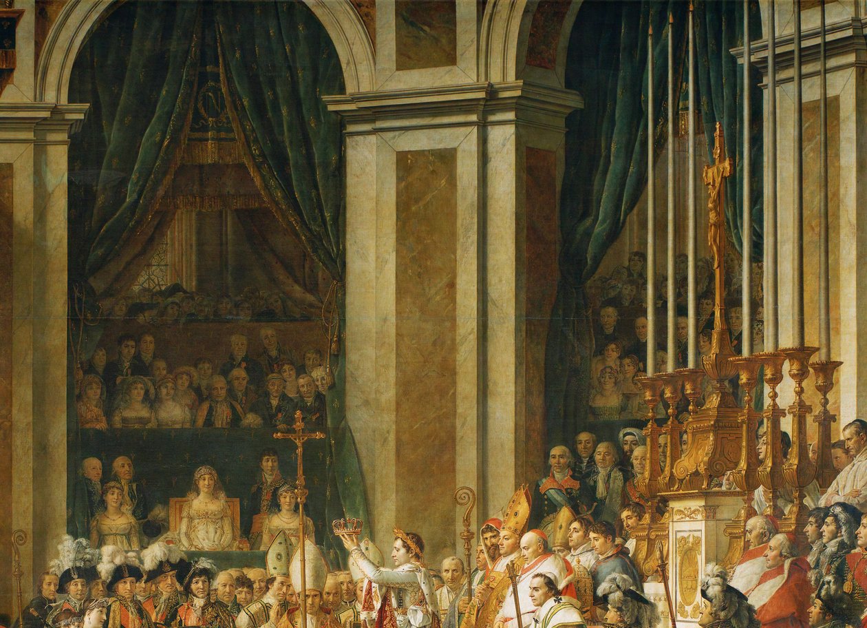 The Coronation of Napoleon in Notre-Dame by Jacques Louis David