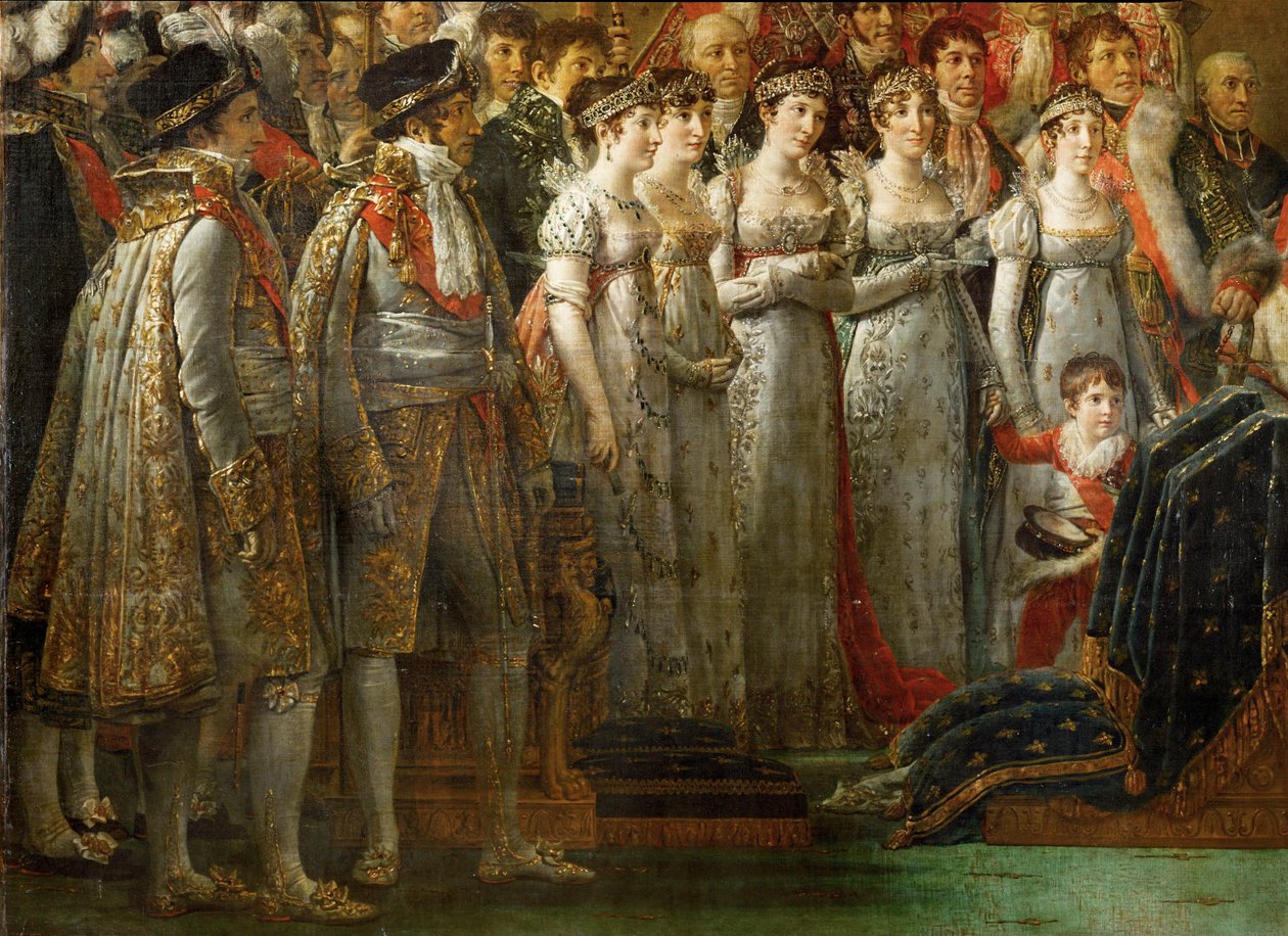 The Coronation of Emperor Napoleon I Bonaparte by Jacques Louis David