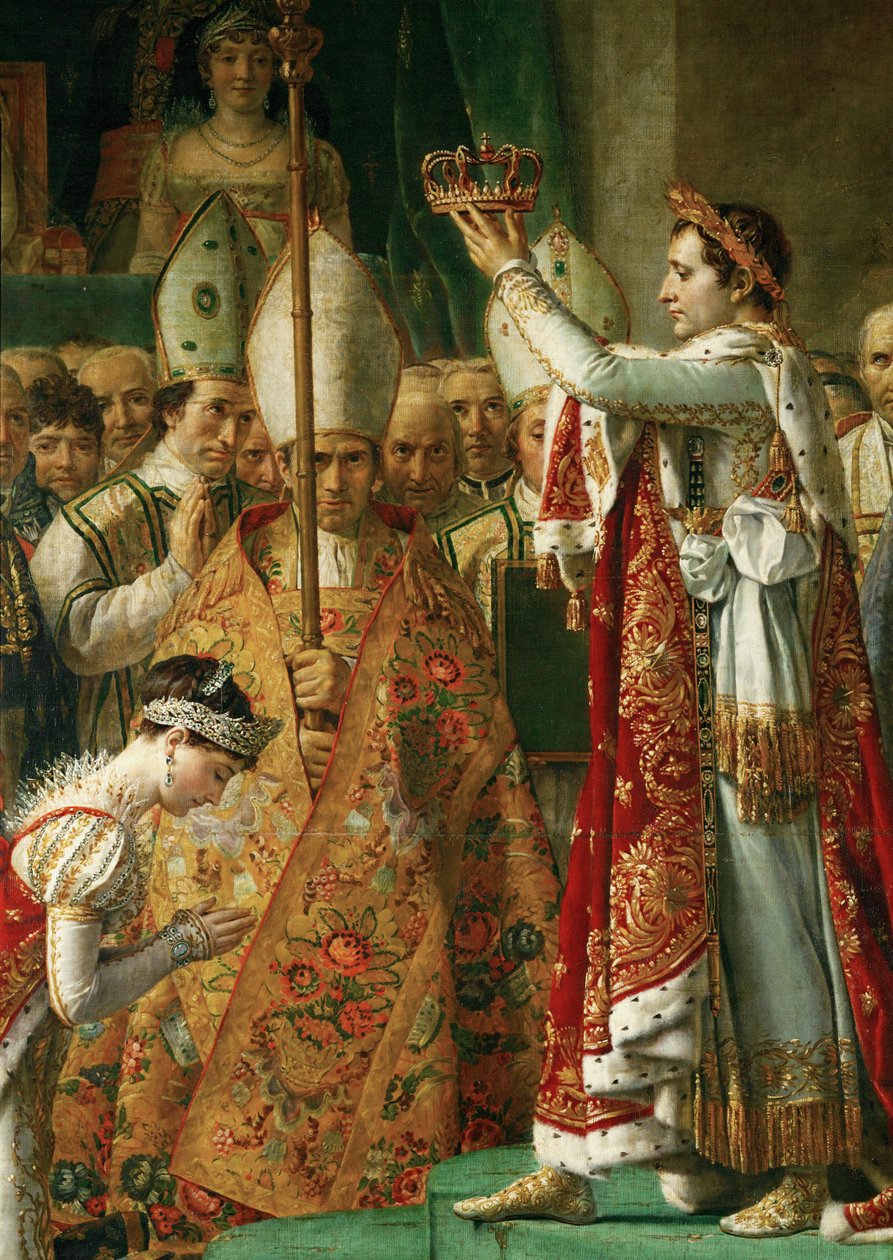 The Coronation of Emperor Napoleon I Bonaparte by Jacques Louis David