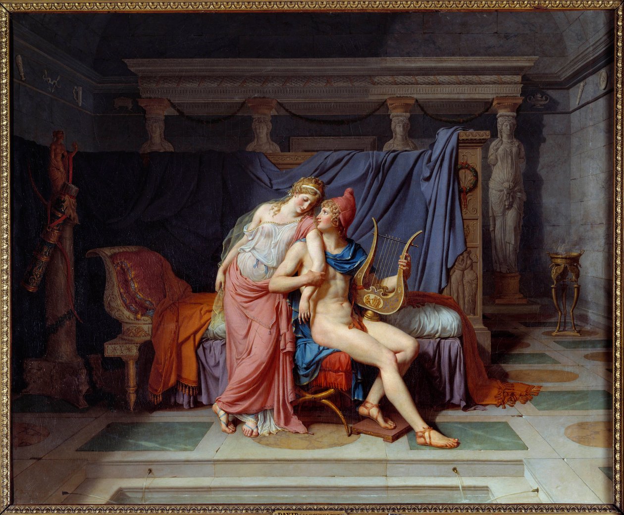 The Love of Paris and Helen by Jacques Louis David