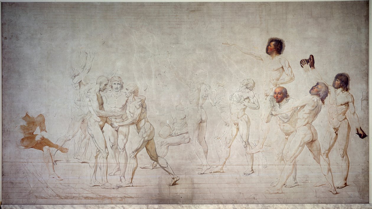 The Oath of the Palm Game by Jacques Louis David
