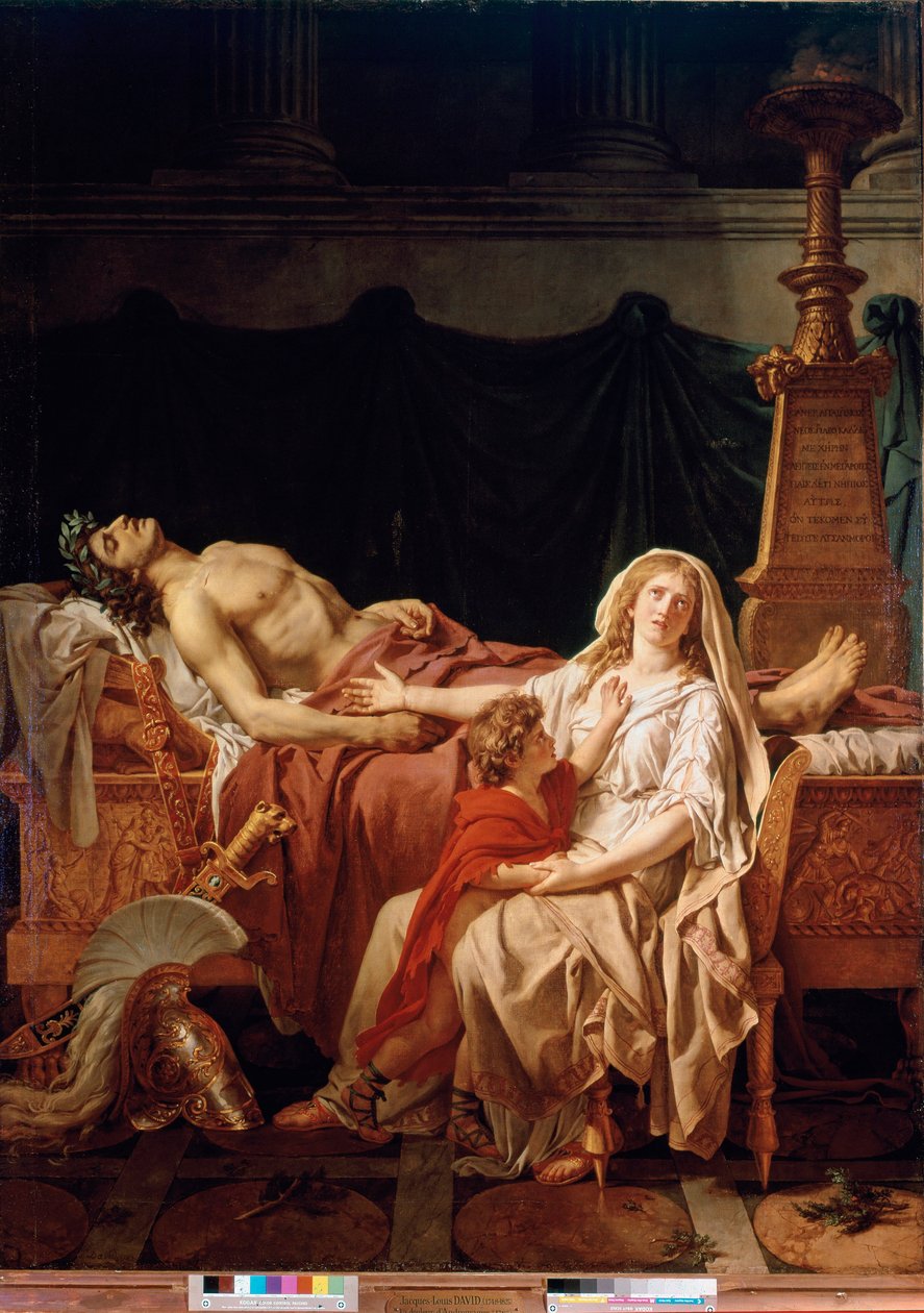 The Pain of Andromaque by Jacques Louis David