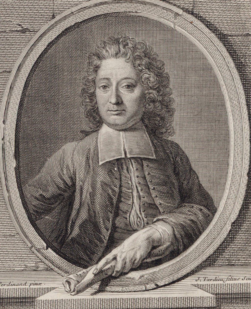 Portrait of the Composer Jean-François Lallouette by Jacques Nicolas Tardieu