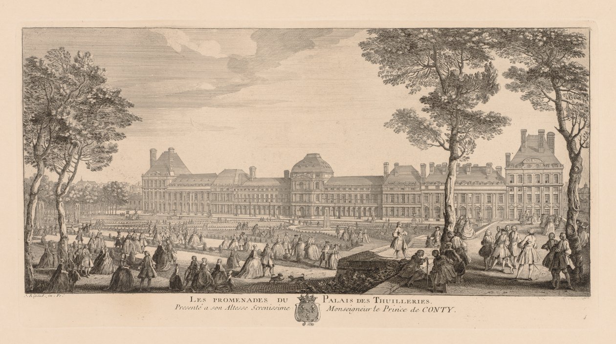 Promenades of the Palais des Tuileries by Jacques Rigaud