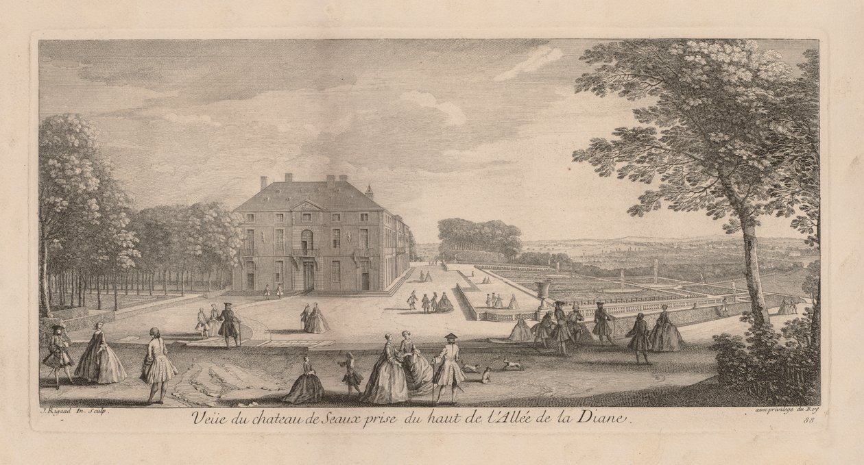 View of the Chateau de Seaux from Diana