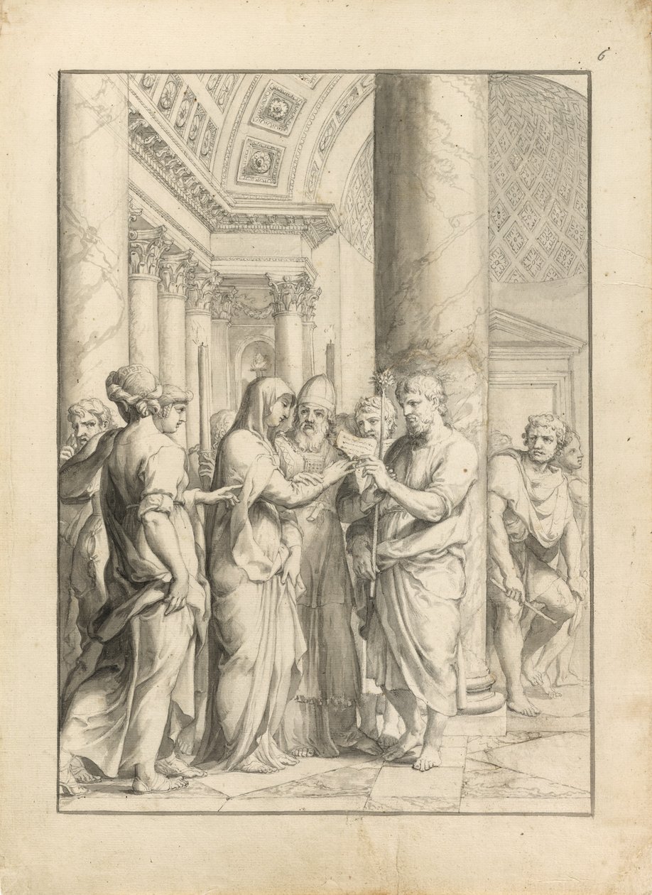 Marriage of the Virgin by Jacques Stella