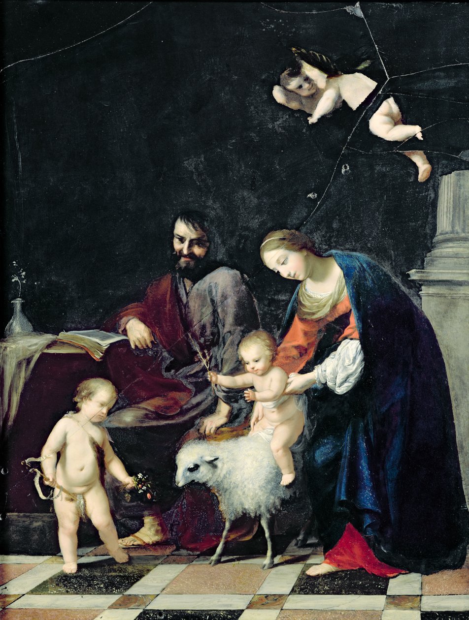 The Holy Family by Jacques Stella
