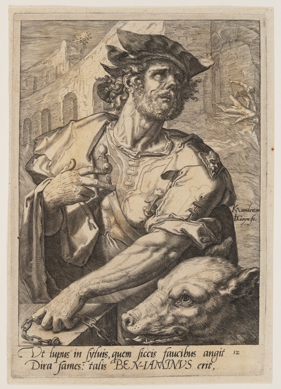 Benjamin, from The Twelve Sons of Jacob by Jacques de Gheyn II