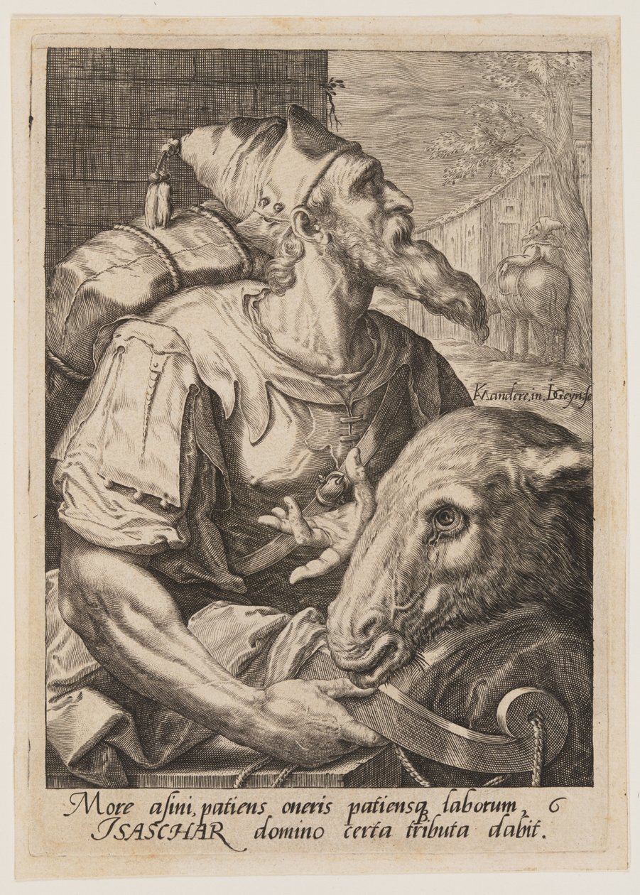 Issachar, from The Twelve Sons of Jacob by Jacques de Gheyn II