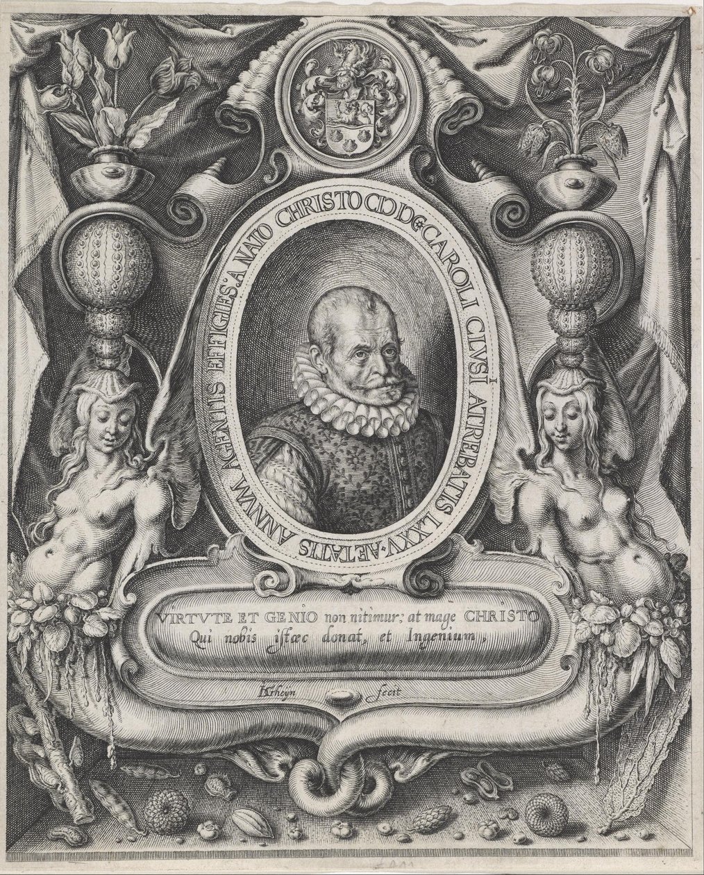 Portrait of Carolus Clusius (Charles de l