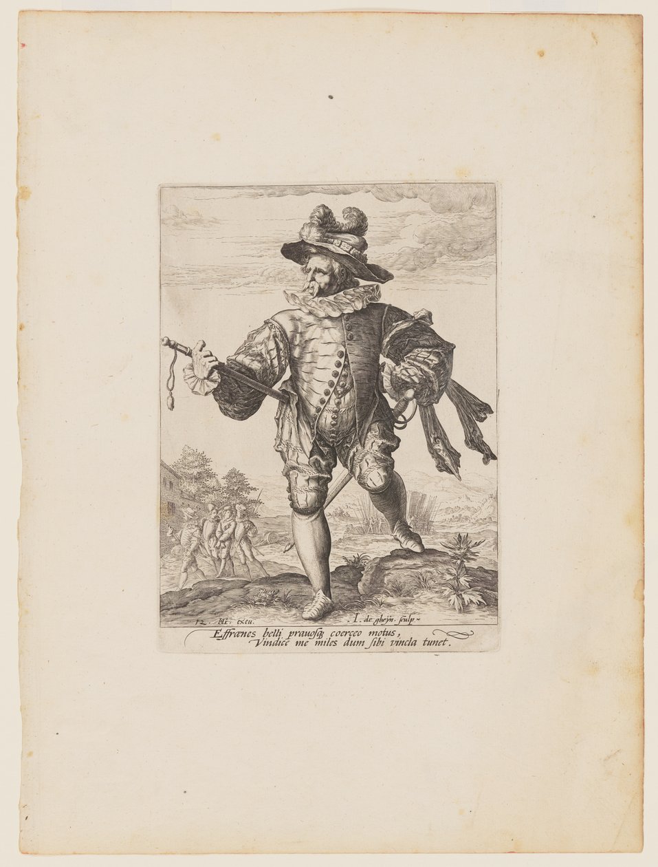 Provost, from Officers and Soldiers of the Bodyguard of Emperor Rudolph II by Jacques de Gheyn II
