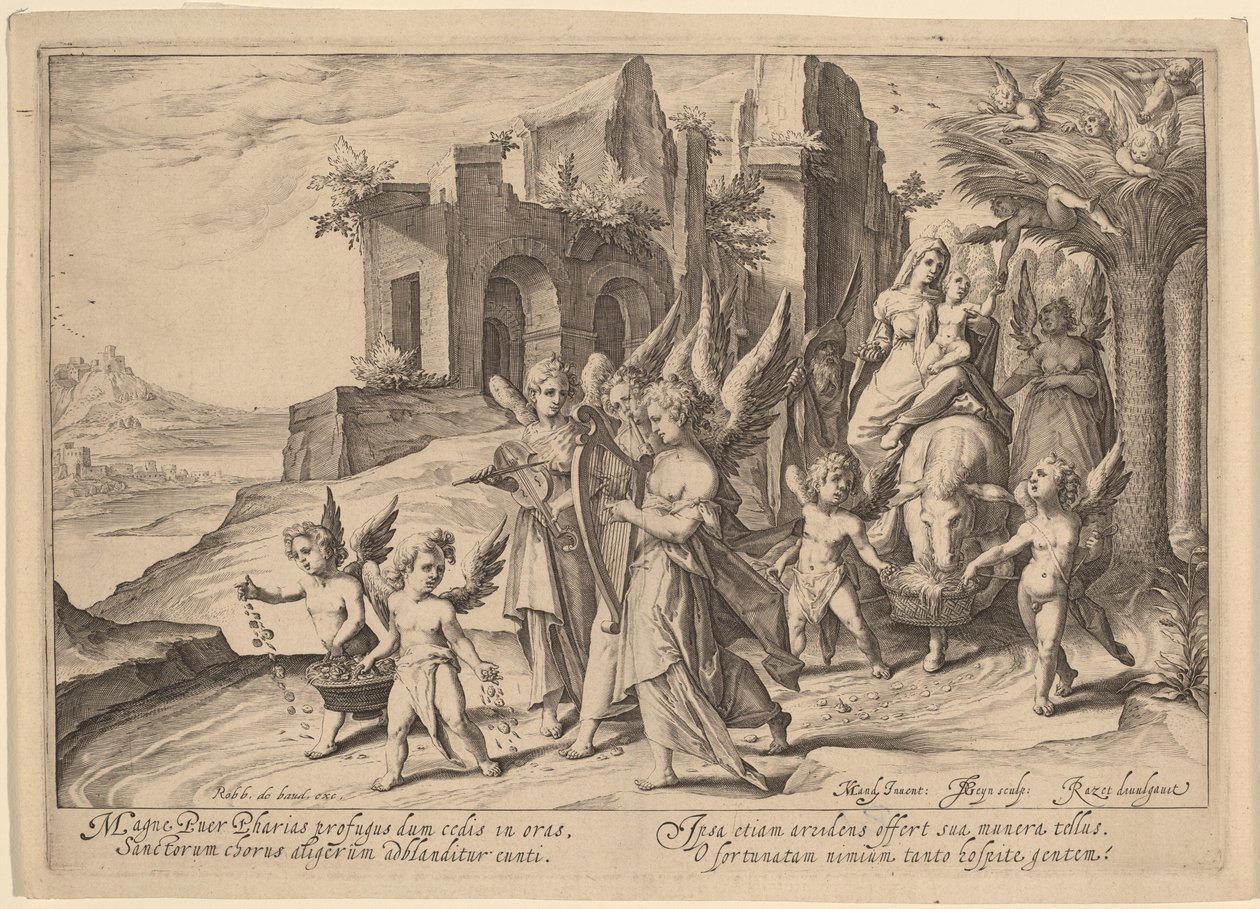 Return from the Flight into Egypt by Jacques de Gheyn II, after Karel van Mander I