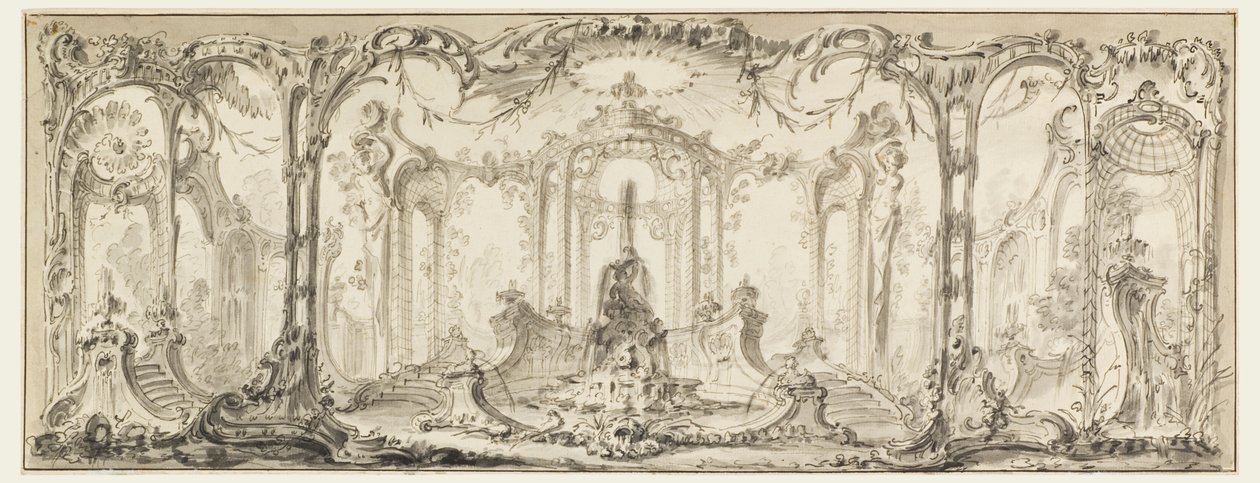 Design for an Ornamental Decoration by Jacques de Lajoüe