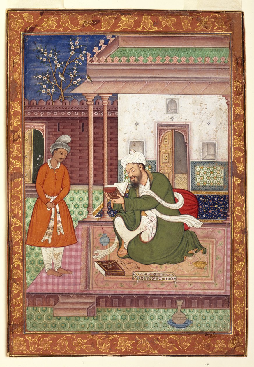 A Learned Man with His Pupil, c.1570 by Jagjivan