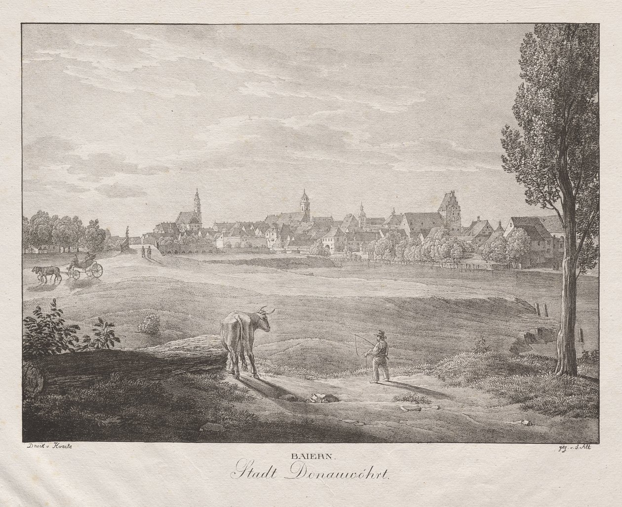 Bavaria, City of Donauwörth by Jakob Alt