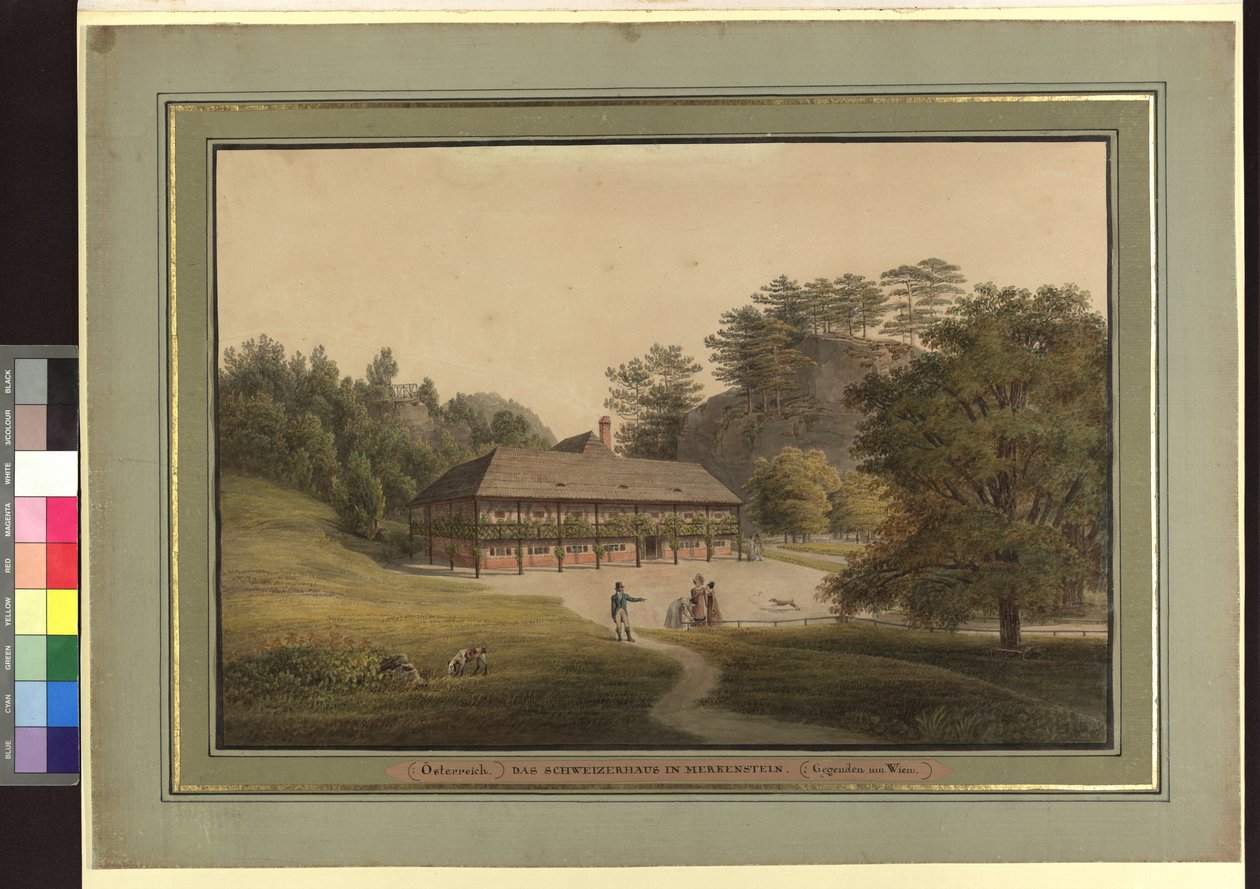 The Swiss House in Merkenstein by Jakob Alt