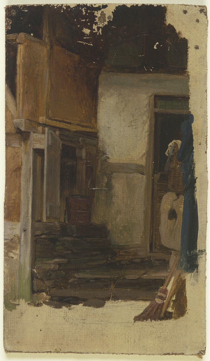 Well at a Farmhouse by Jakob Becker
