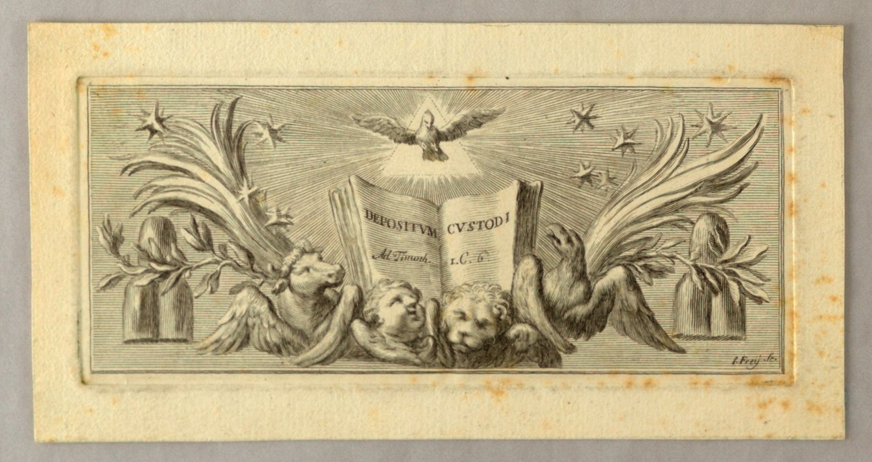 Vignette Referring to the Bible by Jakob Frey