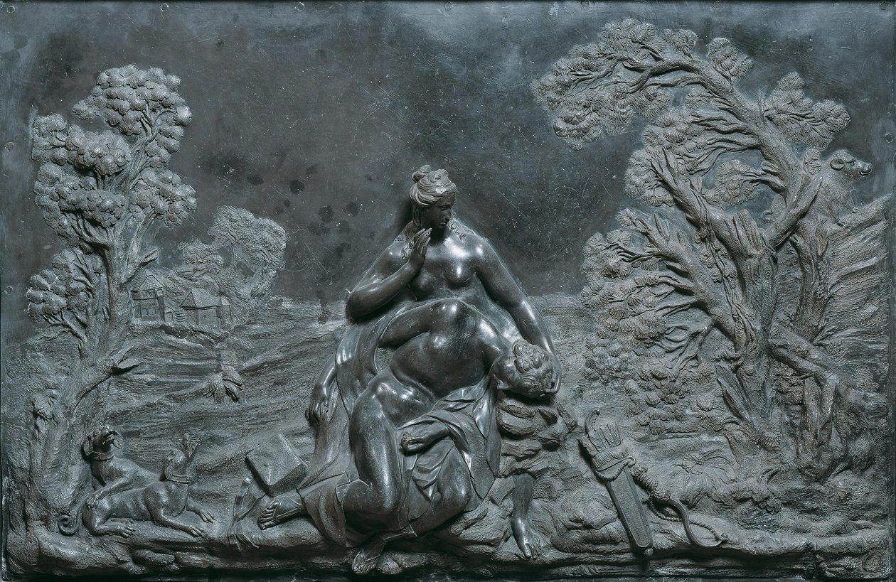Venus Mourns the Dead Adonis by Jakob Gabriel Mollinarolo