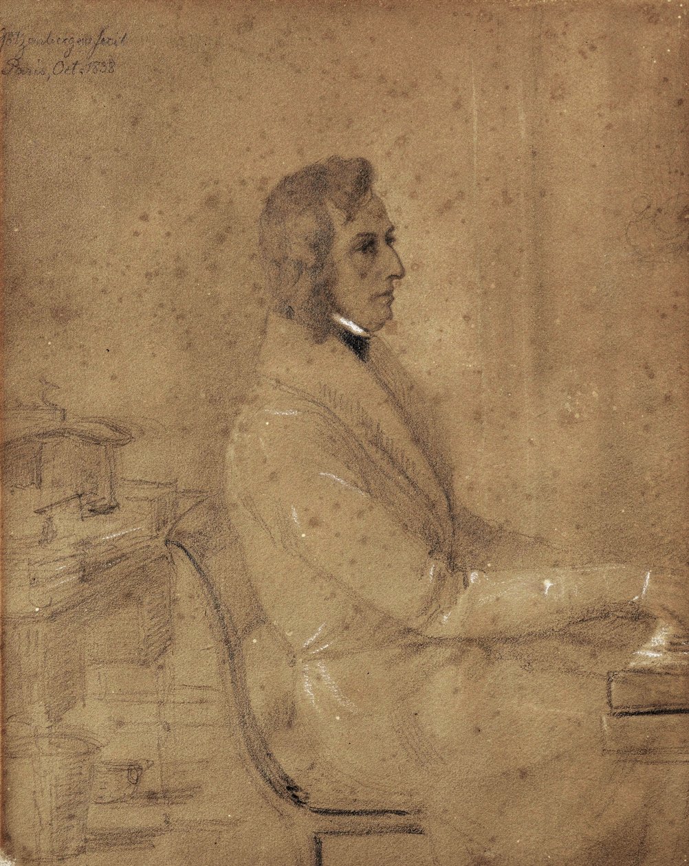 Fryderyk Chopin at the Piano by Jakob Götzenberger