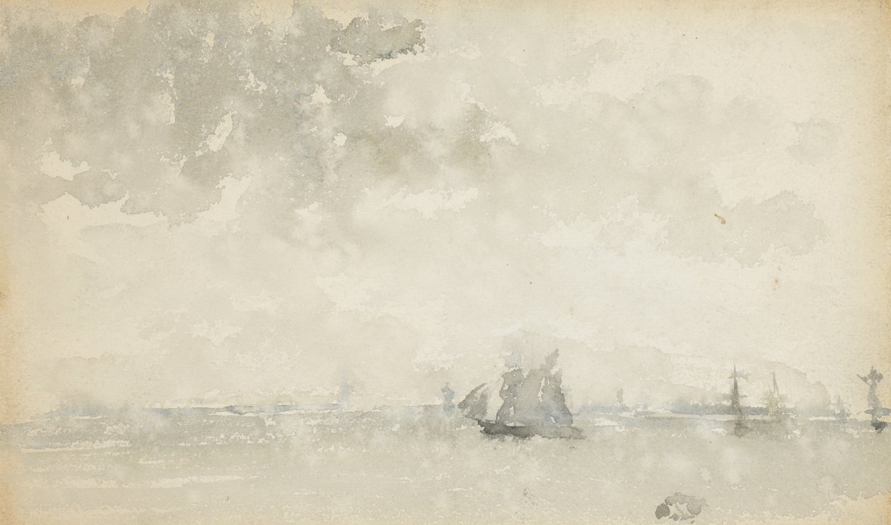 Grey and Silver - North Sea, c.1884 by James Abbott McNeill Whistler
