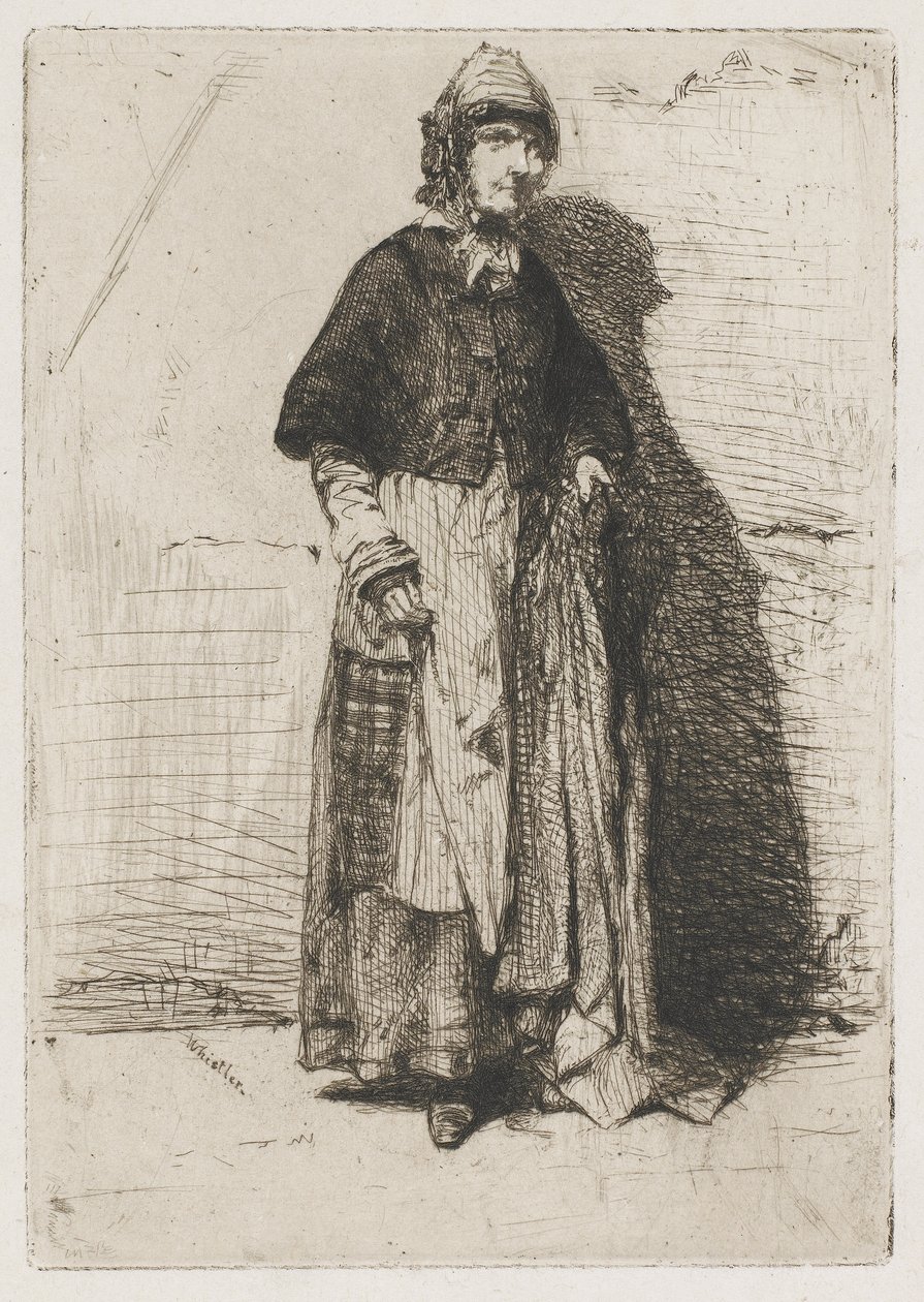La Mere Gerard, 1858 by James Abbott McNeill Whistler