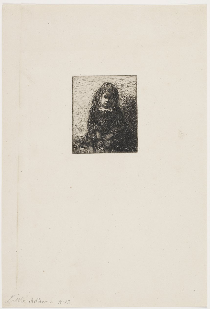 Little Arthur, c.1857-58 by James Abbott McNeill Whistler