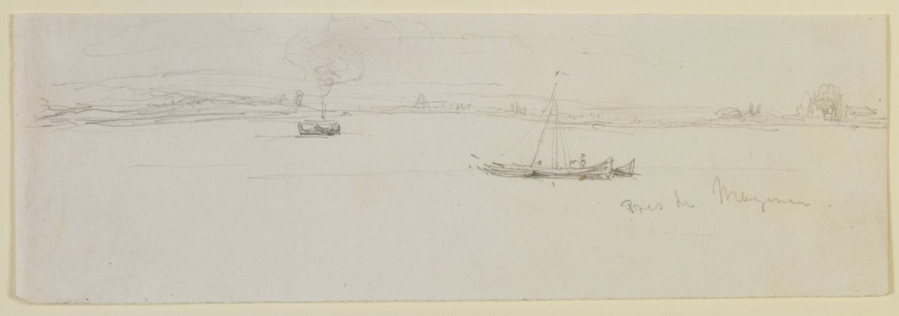 Near Mayence, 1858 by James Abbott McNeill Whistler