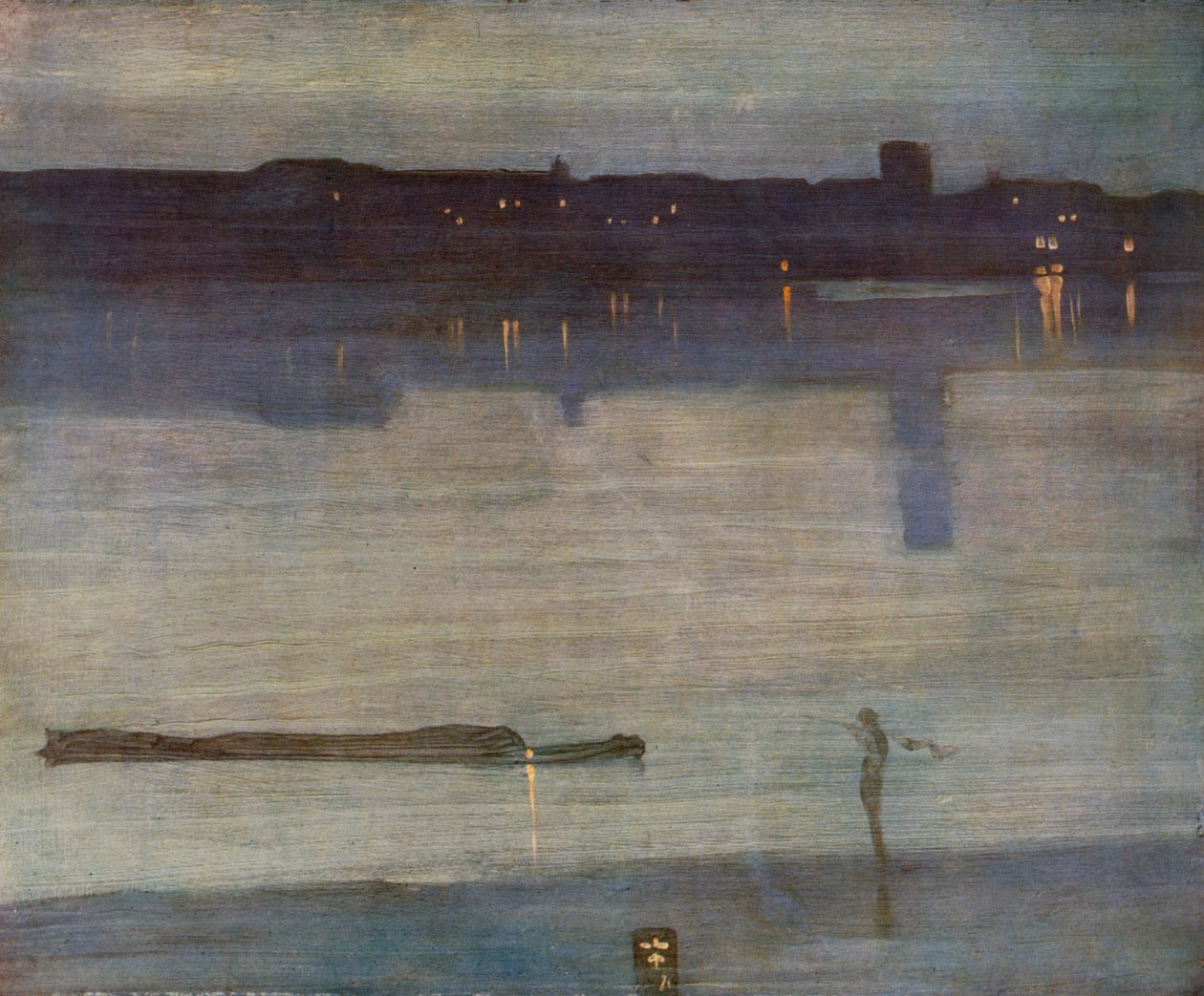 Nocturne in Blue and Green by James Abbott McNeill Whistler